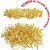 Palha para decoracao bopp dourado 50g. - emfesta (pacote) - Imagem 2