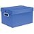 Caixa organizadora prontobox azul 360x265x230 md - polycart (unidade) - Imagem 1