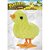 Brinquedo diverso pintinho amarelo a corda - art brink (unidade) - Imagem 3
