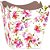 Cachepot paper decorado pote 15 ayla 16x17x11cm - xingo embalagens (pct.c/10) - Imagem 1
