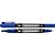 Caneta para cd 1.0mm mm100 ponta dupla azul - gramp line (cx.c/12) - Imagem 1