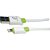 Cabo usb flat/light.8p -3.0a/ 1m branc0 - flex (unidade) - Imagem 1