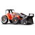 Trator city work carregadeira - orange toys (unidade) - Imagem 1