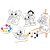 Brinquedo para colorir stitch kit pintura - nig brinquedos (unidade) - Imagem 2