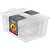 Caixa plastica multiuso kit c/03 650ml/1.5l/4l c/trava - ordene (unidade) - Imagem 2