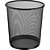 Lixeira para escritorio metal redonda 12,5l pt 26x28 - ordene (unidade) - Imagem 1