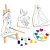 Brinquedo para colorir princesas kit pintura - nig brinquedos (unidade) - Imagem 2