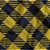 Tnt estampado 1,40m 40g xadrezao amarelo/preto - supper (rl-25mts) - Imagem 1