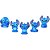 Boneco e personagem stitch 6cm com 5 little figs - cardoso toys (unidade) - Imagem 1