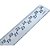 Regua plastica baixa visao cristal 30cm - maxcril (pct.c/10) - Imagem 2