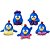 Boneco e personagem galinha pintadinha 6cm c/5 fig - cardoso toys (unidade) - Imagem 1