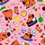 Tnt estampado 1,40m 40g capivara fundo rosa - mewi (rl-25mts) - Imagem 1