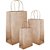 Sacola para presente kraft p 25x18x8cm - santeck (pct.c/10) - Imagem 1