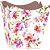 Cachepot paper decorado pote 11 ayla 11x11x9cm - xingo embalagens (pct.c/10) - Imagem 1
