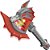 Fantasia acessorio machado dino power c/luz e som - dm toys (unidade) - Imagem 3