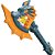 Fantasia acessorio machado dino power c/luz e som - dm toys (unidade) - Imagem 3