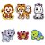 Brinquedo pedagogico monta bichinhos 28 pcs - ggb plast (unidade) - Imagem 2