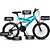 Bicicleta aro 20 gps azul - colli bike (unidade) - Imagem 2