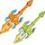 Fantasia acessorio lanca dino power c/luz e som - dm toys (unidade) - Imagem 1