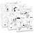 Livro de colorir stitch 48f. c/adesivos 180g - dac (unidade) - Imagem 3