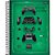 Caderno 10x1 capa dura player 1 160fls. - jandaia (pct.c/04) - Imagem 4