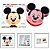 Livro para banho mickey c/esponja 14x14cm - magic kids (unidade) - Imagem 2