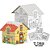 Brinquedo para colorir comfy e cozy casinha - brinc. de crianca (unidade) - Imagem 2