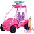 Barbie family buggy de praia rosa - mattel (unidade) - Imagem 1