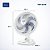 Ventilador mesa super power 127v 40cm bco - mondial (unidade) - Imagem 2
