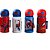Garrafa de aluminio spider man 500ml c/trava (s) - bbr (unidade) - Imagem 1