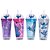 Copo decorado stitch c/led/canudo 450ml (s) - bbr (unidade) - Imagem 1