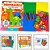 Livro com adesivos dinossauros c/lapis e eva - magic kids (unidade) - Imagem 3