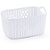 Cesta organizadora floral branca 7l - monte libano (unidade) - Imagem 1