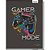 Caderno brochura 1/4 capa dura game over 96 folhas - tamoio (pct.c/04) - Imagem 3