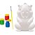 Brinquedo para colorir capivara 16cm pintura c/guache - samba toys (unidade) - Imagem 1