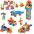 Brinquedo para montar mais blocolandia click 370pcs - dismat (unidade) - Imagem 1