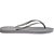 Chinelo havaianas feminino slim gloss 35/6 cinza gelo - havaianas (par) - Imagem 3
