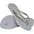Chinelo havaianas feminino slim gloss 35/6 cinza gelo - havaianas (par) - Imagem 2