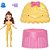 Boneca disney princesa mini boneca cupcake(s - mattel (unidade) - Imagem 3