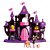 Casinha de boneca castelo ghost c/boneca/acessor - samba toys (unidade) - Imagem 1
