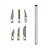 Estilete especial precisao 6 pontas 13cm - western (blister) - Imagem 3