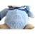 Pelucia urso nino azul bebe 22cm - zip (unidade) - Imagem 2