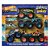 Hot wheels monster trucks sharks vs.dinos 1:64 6-pack (s - mattel (unidade) - Imagem 2