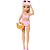 Barbie dream besties malibu traje de banho c/aces. - mattel (unidade) - Imagem 1