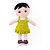 Boneca de pelucia gisele vestido verde 35cm - zip (unidade) - Imagem 1
