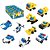Brinquedo para montar set construcao/policia 3em1(s) - keepplay (dp.c/10) - Imagem 1