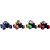 Carrinho m truck 4x4 4 cores 9cm - pp import (dp.c/08) - Imagem 1