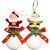 Artigo para decoracao natal enfeite bola c/papai noel 5cm - v.m.p. (pct.c/02) - Imagem 1