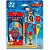 Kit escolar superman 12 lapis cor + 6 pcs - leonora (blister) - Imagem 2