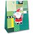 Sacola para presente natal pequena 14,5x19,5x8cm (s) - cristina (pct.c/12) - Imagem 1